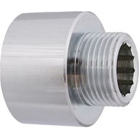 JS MS-VERLAENGERUNG DN15,1/2" 1/2"IGx3/8"AG,MESSING VERCHROMT