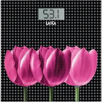 Laica PS1075L Bilancia Pesapersone Elettronica 180 Kg Precisione 100 g Display LCD Vetro Temperato colore Nero