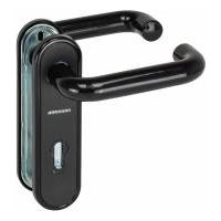 Hörmann FS Drückergarnitur D-110 Kurzschild für BB/PZ schwarz PPN - 545970