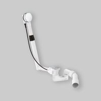 Colonne de bain complète avec siphon abaissé en polypropylène pré-assemblé