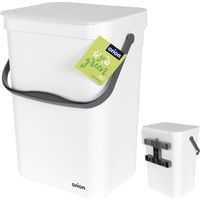 Papelera colgante blanca de 10 l