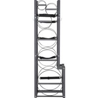 Mophorn Refrigerant Tank Rack, with 1 x 50lb, 2 x 30lb & 3 Small Tanks, 15.55x12.99x49.8 in, Cylinder Rack for Freon, Gases, etc.