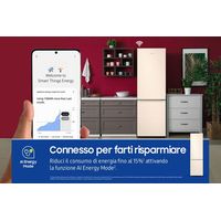 Samsung – Réfrigérateur combiné 390 L – RB38C603DEL – EcoFlex AI pose libre avec congélateur Wi-Fi – Classe D – Sable