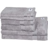 SCHÖNER WOHNEN Handtuch CUDDLY - 6er Set 50x100 cm, Hellgrau