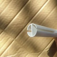Barre ronde à double rainure en PVC pour accrocher des tableaux, tube de suspension rond en plastique, barre publicitaire en PVC, accessoires pour rideaux publicitaires 20 mm