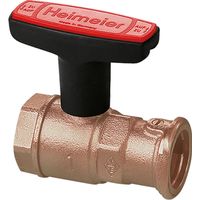 HEIMEIER Rubinetto a sfera per pompa Globo P-S Freno a gravità, 1 1/4"x1", Ottone rosso, 0630-45.000