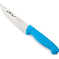 Couteau de cuisine Arcos 2900 - Prof 290523 en acier inoxydable Nitrum et mango Polypropylène bleu ergonomique avec lame de 13 cm, vitrine.