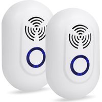 Set of 2 - Ultrasonic Repellent Against Mosquitoes, Flies and Rats