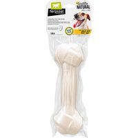 Ferplast GOODBITE NATURAL CHICKEN BONE Gioco da masticare per cani al sapore di pollo - 6 misure. Variante XXL - Misure: 24.5 x 8 x h 3.8 cm -