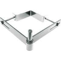 Torbel – Gond de fixation 35x5mm D14 pour portails et volets battants – Acier zingué – Fixation par serrage sans perçage – Résistance à la corrosion 1300h