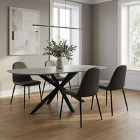 Sigma 200cm Table & 4 Anastasia Chairs