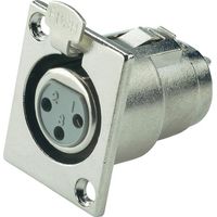 Connecteur XLR femelle 3 Voies pour panneau