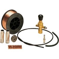 Telwin – Kit soudage acier 0,6 mm – Bouteille jetable – Soudage MIG-MAG – Accessoires inclus pour performance optimale