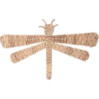 Signes Grimalt Figura Adorno Pared Adorno De Pared Libelula Cuadros Marrón 2x48x30cm 33206