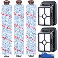 Kit 6pcs Remplacement Brosse Rouleau Bissell Filtres Bissell Crosswave 17132 et 2225N Series Accessoires de Nettoyage Bissell Crosswave