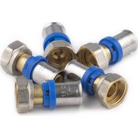 Noyon & Thiebault – Raccord femelle écrou libre à sertir pour tube multicouche Ø16 – Filetage plomberie 15x21 (1/2) – Résistance jusqu'à 10 bar – Alimentation eau chaude/froide