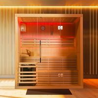 Sauna finlandais Nordica® Vapeur V45 (4 à 5 places) - 183 x 132 x H.202