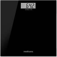 Bilancia digitale per bagno MEDISANA PS 402 vetro nero 180 kg LCD