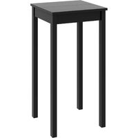 240379 Bar Table MDF Black 55x55x107 cm vidaXL
