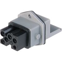 Hirschmann 931 694-106-1 Netz-Steckverbinder STAKEI Buchse, Einbau vertikal Gesamtpolzahl: 5 + PE 16