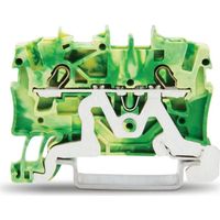 Wago 2001-1207 Terminal de protección para 2 conductores - 1,5 mm≤ - para aplicaciones Ex e II - para carril 35 x 15 y 35 x 7,5