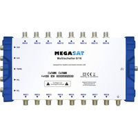 MegaSat 0600152 SAT multiswitch Ingressi (Multiswitch): 5 (4 satellitare / 1 terrestre) Numero utenti: 16