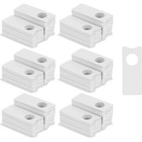 600 étiquettes pour plantes, imperméables, en PVC blanc, à suspendre pour fleurs, pour jardin ou cour.
