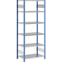 eurokraft pro Scaffale a innesto per magazzino montanti blu