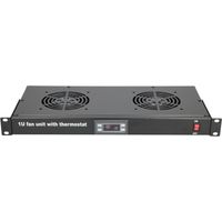 ExtralinkExtralink Panel de Lüfter 19", 2 Lüfter, mit Thermostat