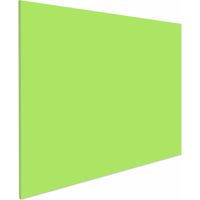 Pizarra blanca sin bordes - 100x150 cm - Verde menta