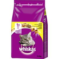 Whiskas Katzenfutter Adult 1+ mit Huhn 3,8 kg Trockenfutter Katze