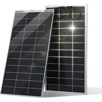 ECO-WORTHY 195W 12V Monocrystalline Bifacial Solar Panel Class Battery Charge for Caravan Home Off Grid