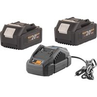 Procraft Starter Pack 20 V 20/2,4 A Cargador + 2x 20/4 Batería 4,0 Ah