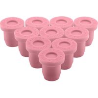 10er Set ORGA-BOX Silikonfüße für 10,5 mm Bohrloch rosa