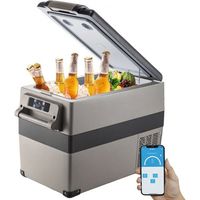 Glacière Électrique Voiture - 45 L Réfrigérateur Portable à