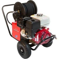 Nettoyeur haute pression thermique 240 bars – Moteur Honda GX 390 – Débit 900 l/h – Enrouleur 20m pour grands chantiers – Dimaco