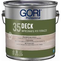 Gori 35 DECK Impregnante per terrazze in legno bianco 5 lt