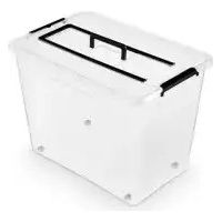 Rangement orplast simplestore avec couvercle compartiments