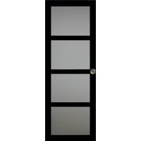 Telia Modello Nero Porta scorrevole per abiti H204 X L.83 Con maniglie