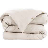 Housse de couette Gaze de Coton 200x200 cm GAIA Beige Pampa