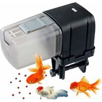 Comedero automático para acuarios y peces, multifuncional, ajustable, con temporizador digital, capacidad de 175 ml.
