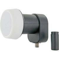 Schwaiger LNB1 LNB Singolo Numero utenti: 1 Diametro: 40 mm Grigio chiaro, Bianco