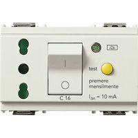 VIMAR - 16283.B 2P+E 16A P17/11 intb+MTDiff C16 b Sockel