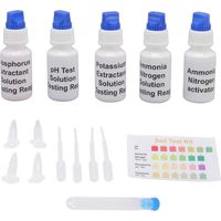 Kit de test de sol Liquide de test PH Azote Phosphore Potassium