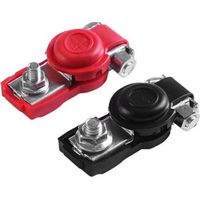 Cosse Batterie Bornes de Batterie Cosse Batterie 12v Connecteurs de Batterie, Coupe Batterie Cosse Batterie Voiture Bornes Batterie Connecteur Batterie pour Bateau/Camion/Voiture/Van (1