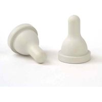 INSPROVET Tetina Corderos para Cubo Tetón 1,3 y 5 Salidas, Blanco, Hiko