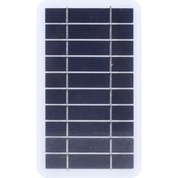 2W 5V 5V Panneau polycristallin Silicon Panneau solaire Chargeur de batterie Outdoor Alimentation mobile pour le chargement du téléphone