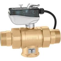 Caleffi Dreiwege-Motor-Kugelventil DN40 2x 1 1/2" AG Verschr. 1x 1 1/2" IG 638083