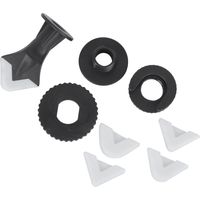 Ensemble de 9 outils de finition pour mastic, racleur en silicone, accessoire de quincaillerie pour mastic plastique