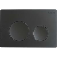 kielle Gemini New I - Plaque de déclenchement, noir mat 70231040
